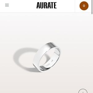 Aurate Modern Cigar Band sz 7